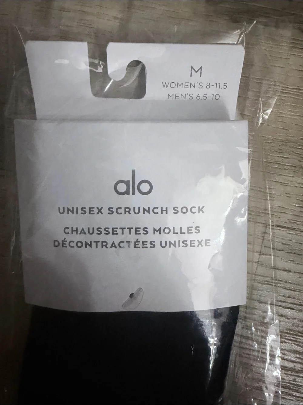ALO Yoga Black Unisex Half-Crew Athletic Socks